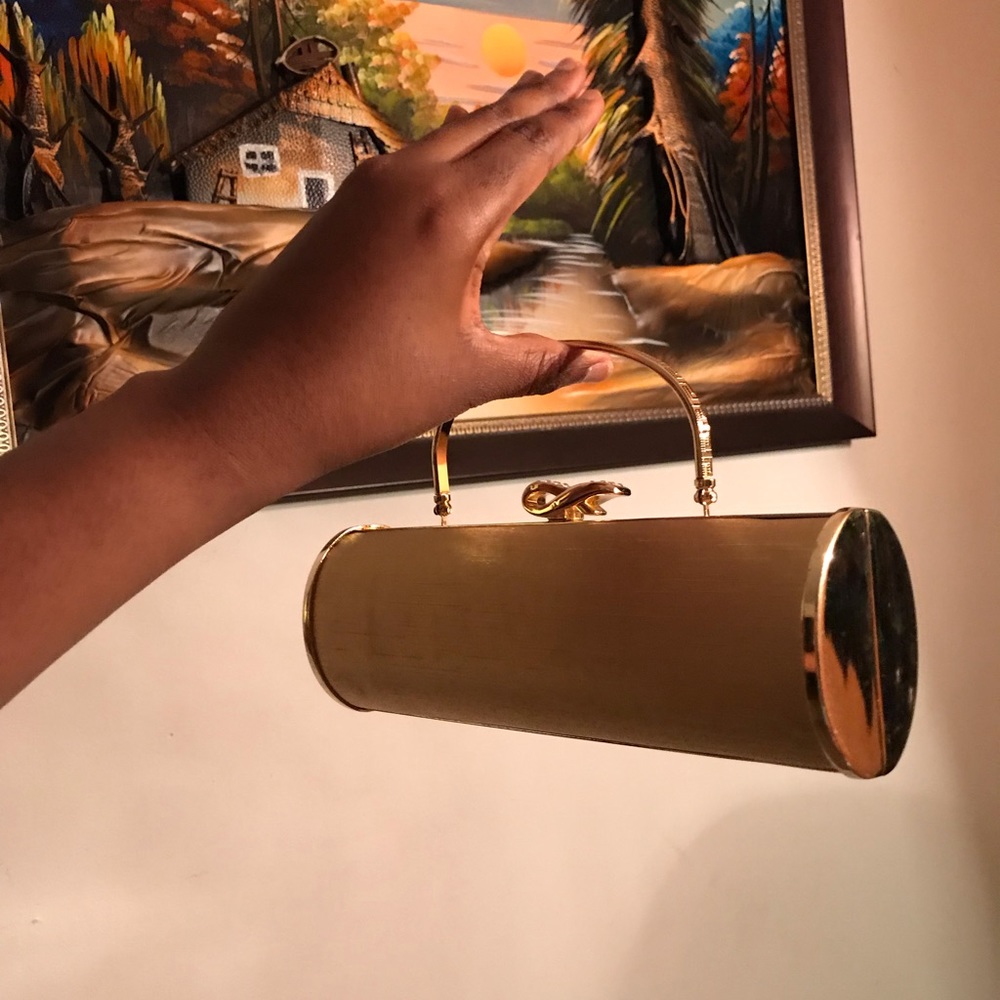Gold clutch